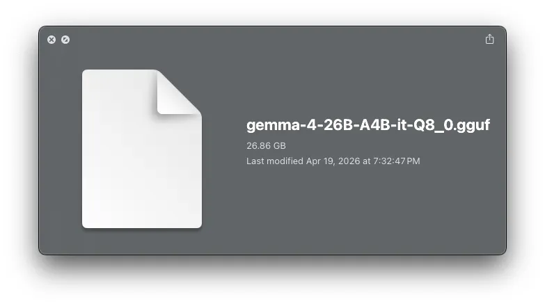 Gemma weights on my computer